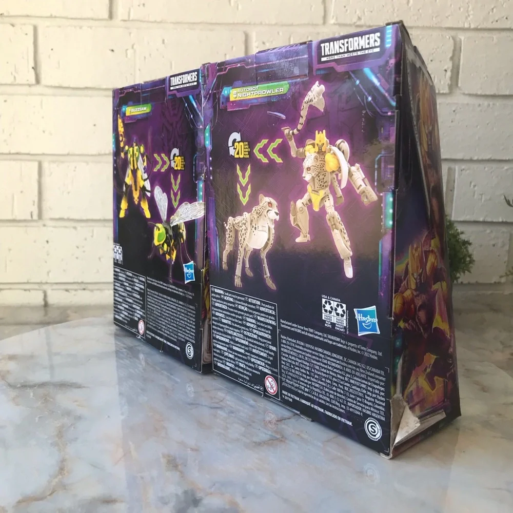 Transformers Nightprowler & Buzzsaw Legacy Autobot Deluxe Class Lot of 2